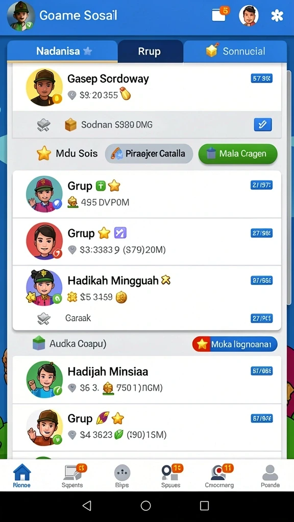 Tampilan utama aplikasi Download hqtoto APK untuk Android yang intuitif dan efisien.