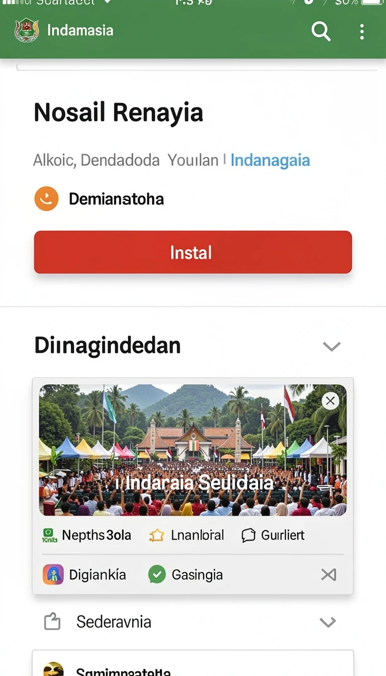 Tampilan utama aplikasi Review Aplikasi rpgame yang intuitif dan efisien.