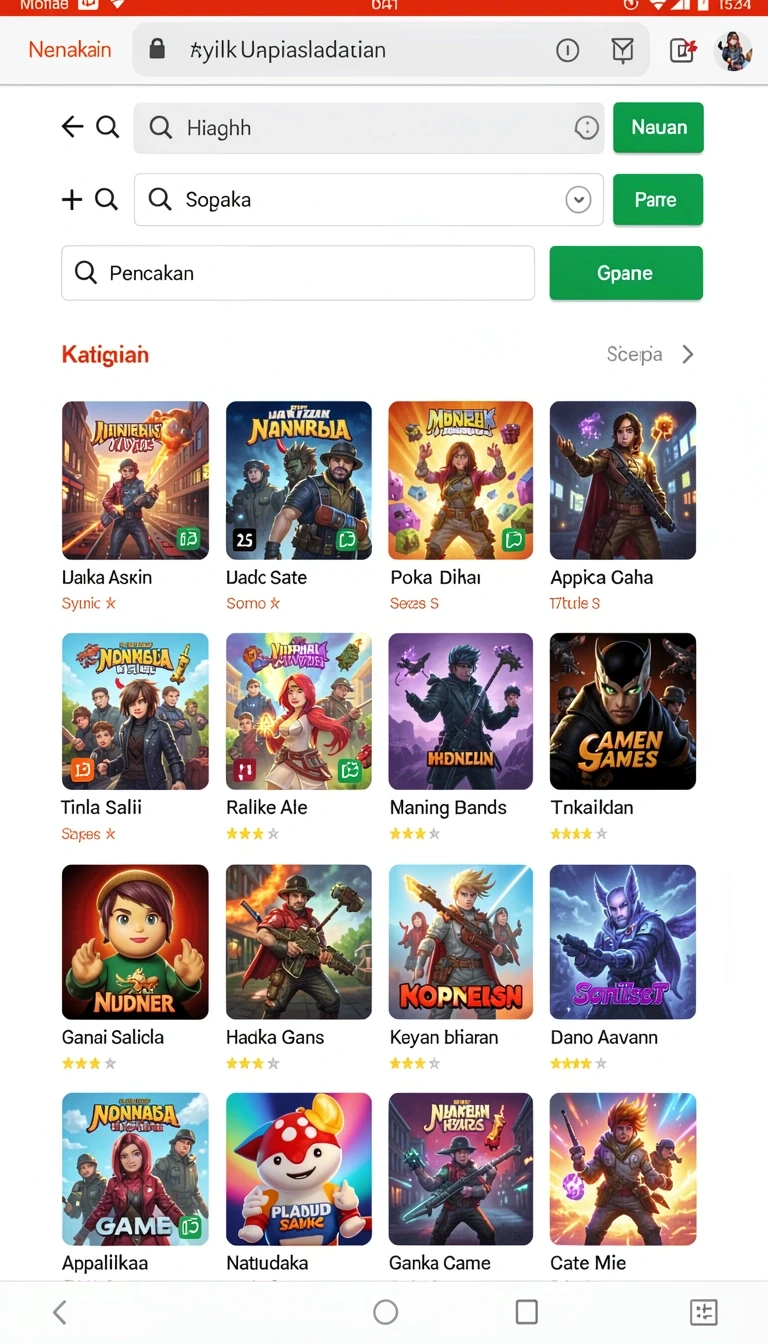 Tampilan utama aplikasi Review Aplikasi togel123 yang intuitif dan efisien.